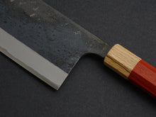 Load image into Gallery viewer, KICHIJI SHIROGAMI 2 SOFT IRON CLAD CLEAVER WITH PADAUK WOOD HANDLE
