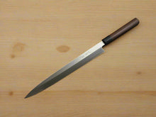 Load image into Gallery viewer, KICHIJI JOSAKU LEFT HANDED YANAGIBA 300MM ROSEWOOD HANDLE
