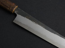 Load image into Gallery viewer, HADO SUMI SHIROGAMI-2 SUJIHIKI 230MM CHERRY BARK WITH OAK CORE HANDLE
