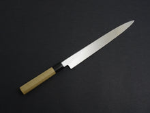 Load image into Gallery viewer, KICHIJI JOSAKU LEFT HANDED YANAGIBA 300MM OCTAGONAL MAGNOLIA HANDLE
