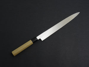 KICHIJI JOSAKU LEFT HANDED YANAGIBA 300MM OCTAGONAL MAGNOLIA HANDLE