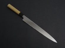 Load image into Gallery viewer, KICHIJI JOSAKU LEFT HANDED YANAGIBA 300MM OCTAGONAL MAGNOLIA HANDLE
