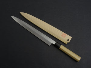 KICHIJI JOSAKU LEFT HANDED YANAGIBA 300MM OCTAGONAL MAGNOLIA HANDLE