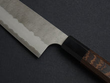 Load image into Gallery viewer, NIGARA AOGAMI SUPER CORE STAINLESS CLAD MIGAKI HAMMERED BUNKA 180MM
