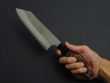 Load image into Gallery viewer, NIGARA AOGAMI SUPER CORE STAINLESS CLAD MIGAKI HAMMERED BUNKA 180MM
