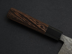 KAMOTOU SG2 DAMASCUS KUROZOME SANTOKU 180MM WENGE HANDLE