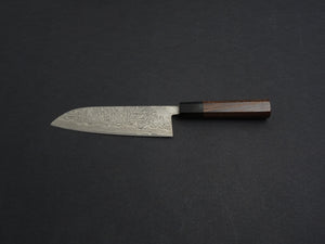 KAMOTOU SG2 DAMASCUS KUROZOME SANTOKU 180MM WENGE HANDLE