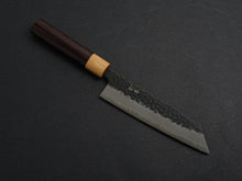 Load image into Gallery viewer, KICHIJI AOGAMI SUPER CORE STAINLESS CLAD TSUCHIME KUROUCHI BUNKA ROSE WOOD HANDLE
