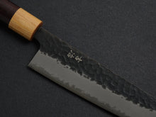 Load image into Gallery viewer, KICHIJI AOGAMI SUPER CORE STAINLESS CLAD TSUCHIME KUROUCHI BUNKA ROSE WOOD HANDLE
