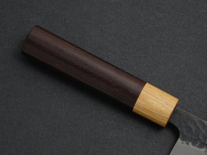 KICHIJI AOGAMI SUPER CORE STAINLESS CLAD TSUCHIME KUROUCHI BUNKA ROSE WOOD HANDLE