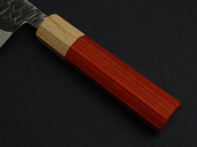 Load image into Gallery viewer, KAWAMURA KUSABI MIGAKI NAKIRI 160MM OCTAGONAL PADAUK WOOD HANDLE
