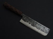 Load image into Gallery viewer, KAWAMURA KUSABI MIGAKI NAKIRI 160MM NAGURI CURVED WENGE WOOD HANDLE
