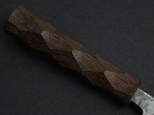 Load image into Gallery viewer, KAWAMURA KUSABI MIGAKI NAKIRI 160MM NAGURI CURVED WENGE WOOD HANDLE
