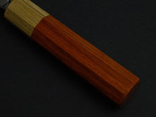 Load image into Gallery viewer, KAWAMURA KUSABI MIGAKI SANTOKU 160MM OCTAGONAL PADAUK WOOD HANDLE
