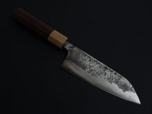 Load image into Gallery viewer, KAWAMURA KUSABI MIGAKI SANTOKU 160MM OCTAGONAL PADAUK WOOD HANDLE
