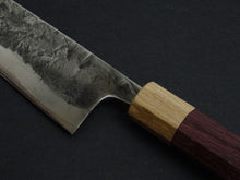 Load image into Gallery viewer, KAWAMURA KUSABI MIGAKI SANTOKU 160MM OCTAGONAL PADAUK WOOD HANDLE
