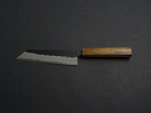 Load image into Gallery viewer, OUL AOGAMI SUPER KUROUCHI NASHIJI STAINLESS CLAD BUNKA 175MM BLACK OAK HANDLE
