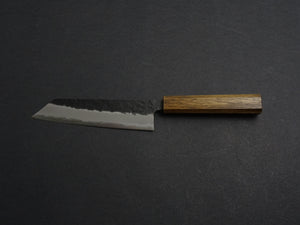 OUL AOGAMI SUPER KUROUCHI NASHIJI STAINLESS CLAD BUNKA 175MM BLACK OAK HANDLE