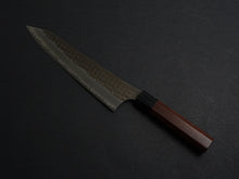 Load image into Gallery viewer, YU KUROSAKI AOGAMI SUPER KOKUSEN GYUTO 210MM ROSE WOOD HANDLE
