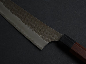 YU KUROSAKI AOGAMI SUPER KOKUSEN GYUTO 210MM ROSE WOOD HANDLE