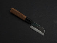 Load image into Gallery viewer, TADAYOSHI CHESTNUT PEELING / PARING KNIFE 75MM AOGAMI 1 STEEL
