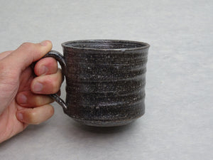 SHIGARAKIYAKI HECHIMON KURO-HAGANE MUG CUP