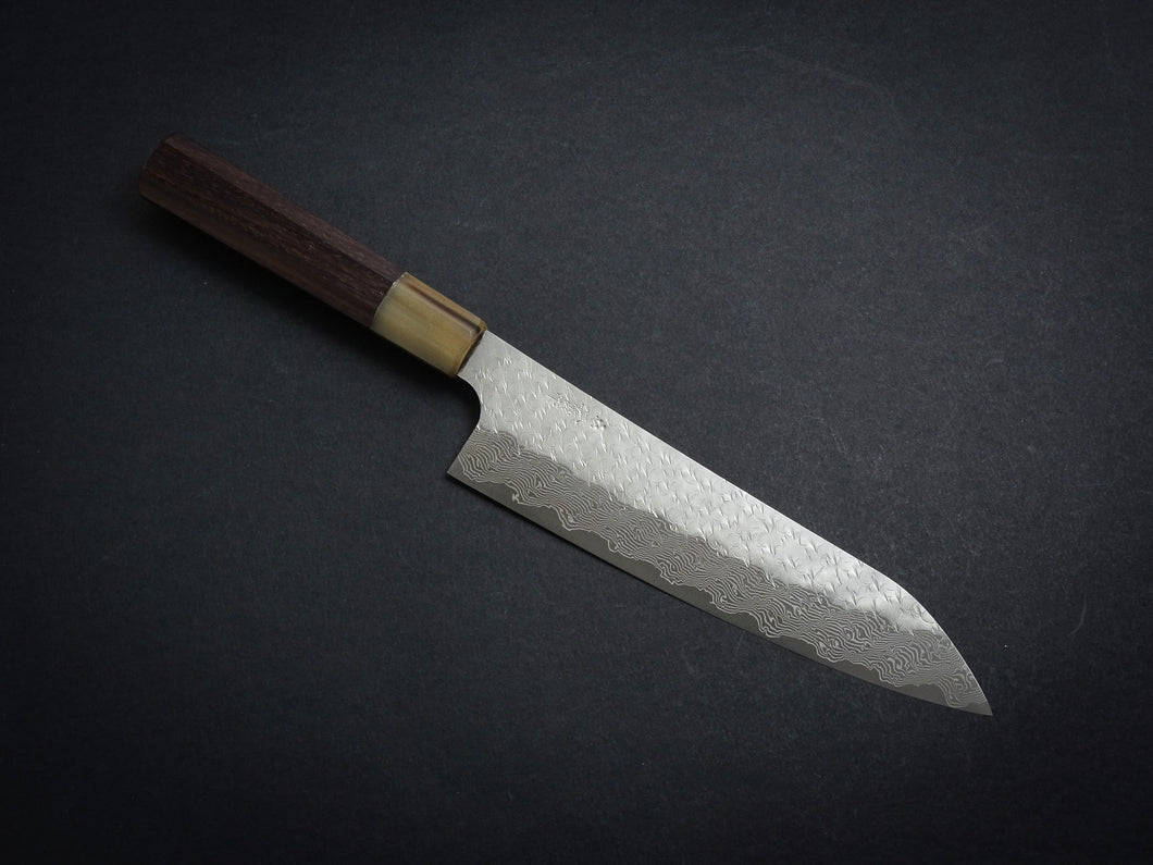 NIGARA SG STRIX CORE, TSUCHIME DAMASCUS CLAD NAKIRI 180MM ROSEWOOD OCTAGONAL HANDLE