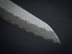 NIGARA SG STRIX CORE, TSUCHIME DAMASCUS CLAD NAKIRI 180MM ROSEWOOD OCTAGONAL HANDLE