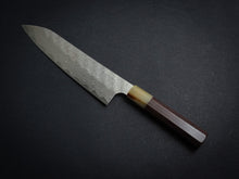 Load image into Gallery viewer, NIGARA SG STRIX CORE, TSUCHIME DAMASCUS CLAD NAKIRI 180MM ROSEWOOD OCTAGONAL HANDLE
