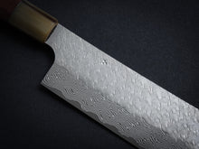 Load image into Gallery viewer, NIGARA SG STRIX CORE, TSUCHIME DAMASCUS CLAD NAKIRI 180MM ROSEWOOD OCTAGONAL HANDLE
