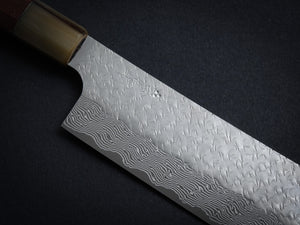 NIGARA SG STRIX CORE, TSUCHIME DAMASCUS CLAD NAKIRI 180MM ROSEWOOD OCTAGONAL HANDLE