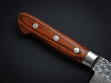 Load image into Gallery viewer, KICHIJI VG-10 33 LAYER HAMMERED DAMASCUS SANTOKU KNIFE 180MM
