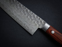 Load image into Gallery viewer, KICHIJI VG-10 33 LAYER HAMMERED DAMASCUS SANTOKU KNIFE 180MM
