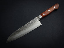 Load image into Gallery viewer, KICHIJI VG-10 33 LAYER HAMMERED DAMASCUS SANTOKU KNIFE 180MM
