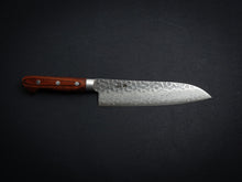 Load image into Gallery viewer, KICHIJI VG-10 33 LAYER HAMMERED DAMASCUS SANTOKU KNIFE 180MM
