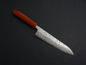 OUL GINSAN NASHIJI GYUTO 210MM OCTAGONAL PADAUK WOOD HANDLE