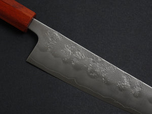 OUL GINSAN NASHIJI GYUTO 210MM OCTAGONAL PADAUK WOOD HANDLE