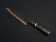 Load image into Gallery viewer, HATSUKOKORO YOROKOBI SLD RAINBOW DAMASCUS KUROUCHI GYUTO 210MM BIRCH STABILIZED HANDLE
