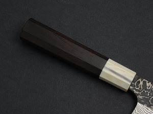 HATSUKOKORO SLD KUROUCHI BLAST GYUTO 210MM WHITE BUFFALO EBONY HANDLE