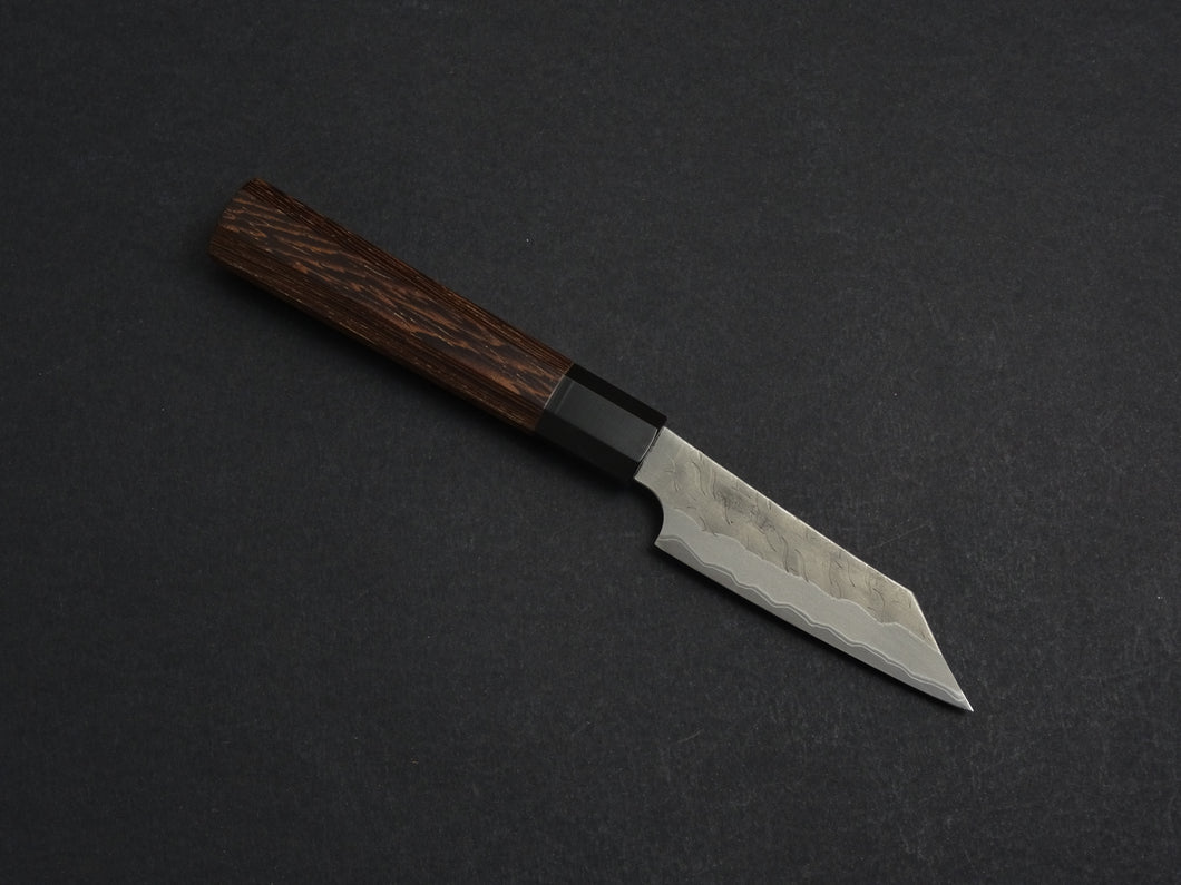 NIGARA AOGAMI SUPER CORE STAINLESS CLAD MIGAKI HAMMERED PARING 95MM