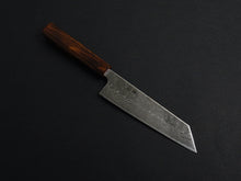 Load image into Gallery viewer, KICHIJI 440C MIGAKI HAMMERED DAMASCUS BUNKA OAK/BAIKOKU HANDLE
