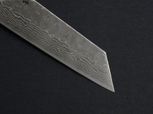 Load image into Gallery viewer, KICHIJI 440C MIGAKI HAMMERED DAMASCUS BUNKA OAK/BAIKOKU HANDLE
