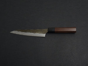 YU KUROSAKI AOGAMI SUPER KOKUSEN PETTY 150MM ROSE WOOD HANDLE