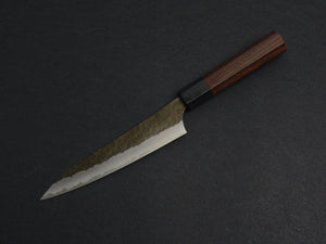 YU KUROSAKI AOGAMI SUPER KOKUSEN PETTY 150MM ROSE WOOD HANDLE