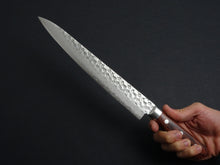 Load image into Gallery viewer, KICHIJI VG-10 33 LAYER HAMMERED DAMASCUS SUJIHIKI 240MM
