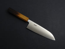 Load image into Gallery viewer, KICHIJI 440C SANTOKU OAK WOOD HANDLE
