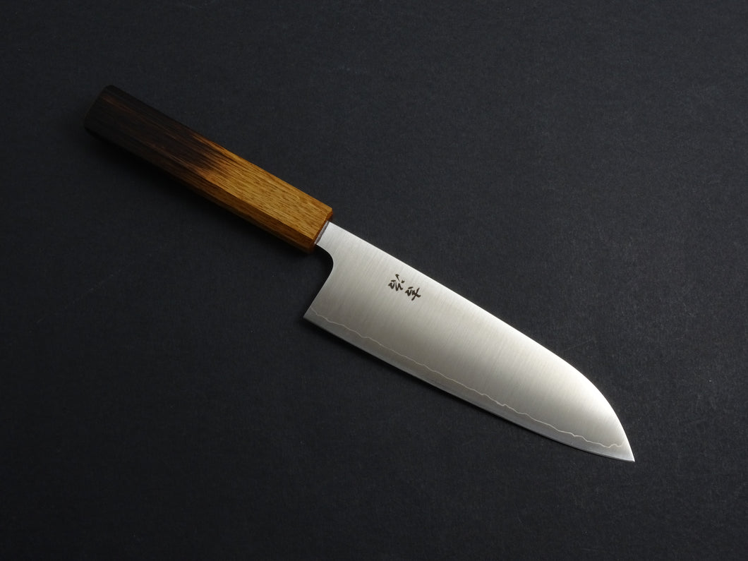 KICHIJI 440C SANTOKU OAK WOOD HANDLE