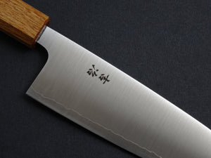 KICHIJI 440C SANTOKU OAK WOOD HANDLE