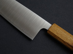 KICHIJI 440C SANTOKU OAK WOOD HANDLE