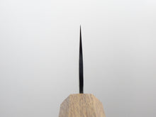 Load image into Gallery viewer, OUL AOGAMI SUPER KUROUCHI HAMMERED STAINLESS CLAD GYUTO 210MM OCTAGONAL OAK HANDLE
